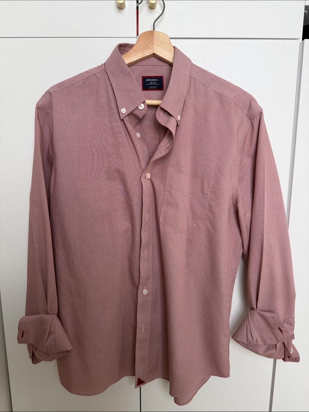 UNTUCKit Men's Button-Down Shirt - Dusty Rose Pink